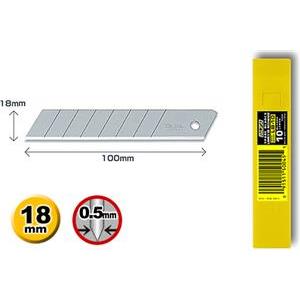 Nož za skalpel 18mm pk10 Olfa LB-10B srebrni blister