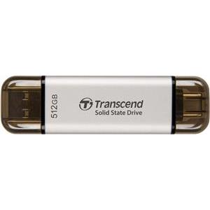 SSD 512GB Transcend ESD310S Portable, USB 10Gbps, Type-C/A