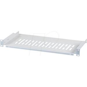 EFB shelf 2U load max 25 kg 400mm deep, gray