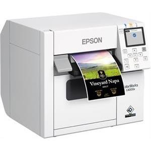 ET Epson CW-C4000e (bk) desktop color label printer with glossy black ink