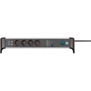 Brennenstuhl ALU-Office-Line 4fach, USB 3.1A DE