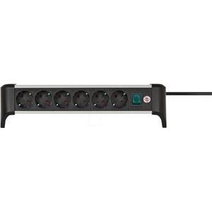 Brennenstuhl power strip ALU-Office-Line 6-fold 3m