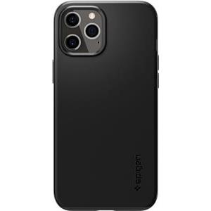 Spigen Thin Fit, zaštitna maska za telefon, crna - iPhone 12/Pro