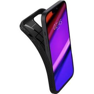 Spigen Rugged Armor, zaštitna maska za telefon, mat crna - iPhone 13