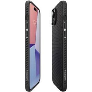 Spigen Liquid Air, zaštitna maska za telefon, mat crna - iPhone 15 (ACS06790)