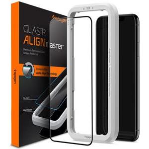 Spigen Align Glass FC, zaštitno staklo za ekran telefona + okvir za instalaciju - iPhone 11/XR (AGL00106)