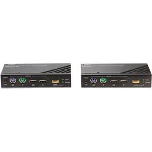 LINDY Cat5 KVM Extender Combo 300 PS/2 USB & VGA