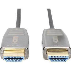 DIGITUS HDMI AOC hybrid fiber optic cable UHD 8K 15m black