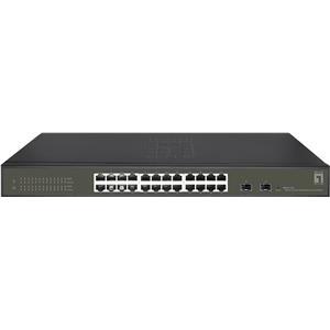 LevelOne Switch 24x GE GES-2126 2xGSFP 19