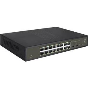 LevelOne Switch 16x GE GES-2118 2xGSFP 19
