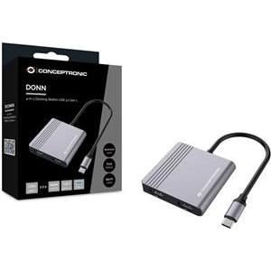 CONCEPTRONIC Dock USB-C->2xHDMI,1xUSB3.0,100WPD 0.25m gr