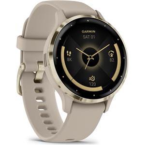 Pametni sat GARMIN Venu 3S French Gray Soft Gold, 010-02785-02
