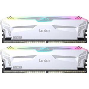 RAM DDR5 32GB Kit (2x 16GB) PC5-48000 6400MT/s CL32 1.4V, XMP, Lexar ARES RGB White