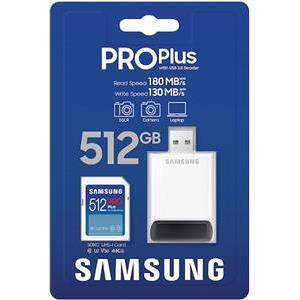 SAMSUNG PRO Plus Reader SDXC Card 512GB