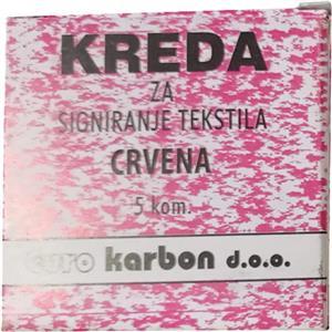 Kreda krojačka pk5 Karbon crvena