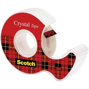 Traka ljepljiva nevidljiva 19mm/ 7,5m Scotch Crystal 3M.blister