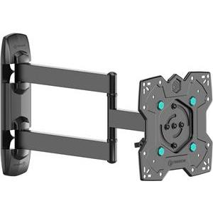 ONKRON Full Motion TV Wall Mount for 17– 43 Inch LCD LED Flat Screens up to 35 kgs, Black