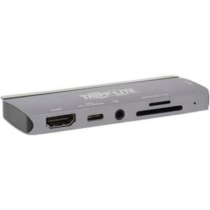 Eaton Tripp Lite USB-C Dock with Removable Clip - For Laptops and Tablets, 4K HDMI, USB-A Hub, 60W PD Charging