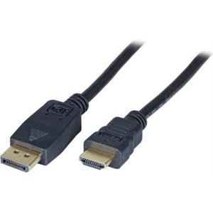 DisplayPort -> HDMI kabel M/M 5,0m, 1080p, crni