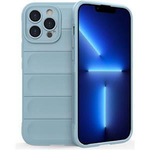 MM TPU IPHONE 15 PRO MAX HARD PROTECTION WAVES light blue