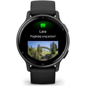 Pametni sat GARMIN Vivoactive 5 Slate crni remen, 010-02862-10