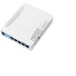 Mikrotik RB751G-2HnD, MikroTik RouterBOARD 751G-2HnD, 400Mhz CPU, 32MB RAM, 5xGbit LAN, 2.4Ghz 802b g n and a high power 1W 802.11b g n wireless AP with antennas built in. Its also possible to connect