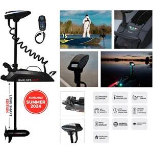 Pramcani motor Rhino BLX 65 BMR GPS NxT L, 65 lbs, 167 cm osovina, 12V, crni, R2000009