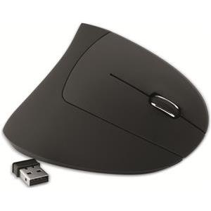 MediaRange Mouse Wireless Vertical right-handed, black