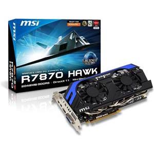 MSI R7870 Hawk, TF4, 2GB, DVI, mDP, HDMI