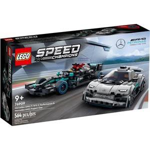 LEGO SPEED CHAMPIONS 76909 MERCEDES-AMG F1 W12 E PERFORMANCE & MERCEDES-AMG PROJECT ONE