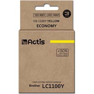 Actis KB-1100Y Ink Cartridge (replacement for Brother LC1100Y/980Y; Standard; 19 ml; yellow)
