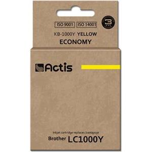 Actis KB-1000Y Ink Cartridge (replacement for Brother LC1000Y/LC970Y; Standard; 36 ml; yellow)