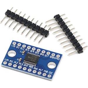 8 Channel Duel Hole Logic Level Converter TXS0108 TXS0108E Bi-directional Voltage Module for Arduino With Pins