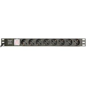 Gembird EG-PDU-014-C14 power distribution unit (PDU) 8 AC outlet(s) 1U Black