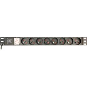 EnerGenie EG-PDU-014-F Rack Power Distribution Unit (8 FR sockets, 1U, 16A, Schuko plug, 3m, black color)