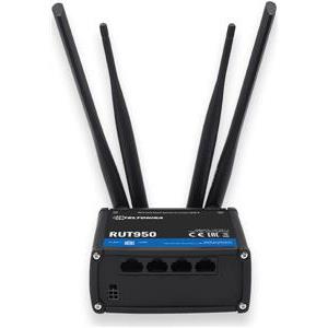 Teltonika RUT950 wireless router Fast Ethernet Single-band (2.4 GHz) 4G Black