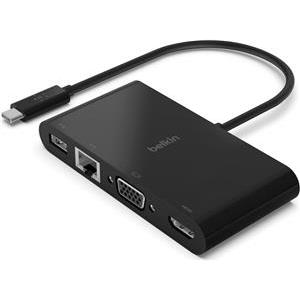 Belkin AVC005BTBK interface hub USB 3.2 Gen 1 (3.1 Gen 1) Type-C Black