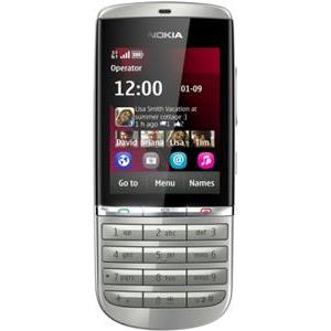 Mobitel Nokia Asha 300 Silver white