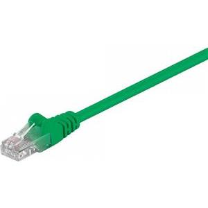 U/UTP prespojni kabel Cat.5e PVC CCA AWG26, zeleni, 10,0 m