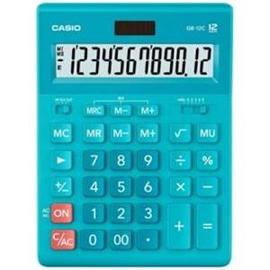CASIO CALCULATOR R-12C-GN OFFICE LIME GREEN, 12-DIGIT DISPLAY