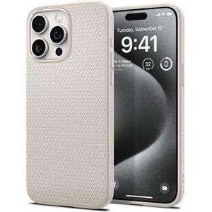 Spigen Liquid Air, natural titanium, zaštitna maska za telefon - iPhone 15 Pro (ACS07217)