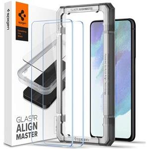 Spigen Glas.tR AlignMaster, zaštitno staklo za ekran telefona, 2 kom + okvir za instalaciju - Samsung Galaxy S21 FE 5G