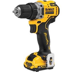 DEWALT DCD701D2-QW Cordless Drill 2x 12V 2Ah XR TSTAK Black, Yellow