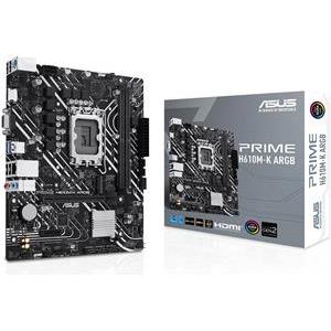 ASUS PRIME H610M-K ARGB - motherboard - micro ATX - LGA1700 Socket - H610