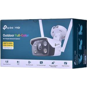 TP-Link IPCam VIGI C340-W(4mm) 4MP Outdoor Color Bullet Cam