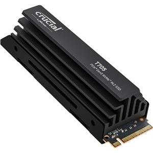Crucial T705 2TB PCIe Gen5 NVMe M.2 SSD with heatsink, CT2000T705SSD5