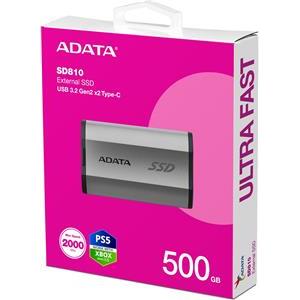 ADATA SD810 500 GB Black, Silver