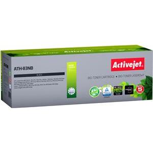 BIO Activejet ATH-83NB toner for HP, Canon printers, Replacement HP 83A CF283A, Canon CRG-737; Supreme; 1500 pages; black. ECO Toner.