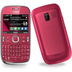 Mobitel Nokia Asha 302 Plum Red