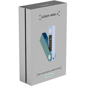 Ledger Nano X Crypto hardware wallet, Pastel Green